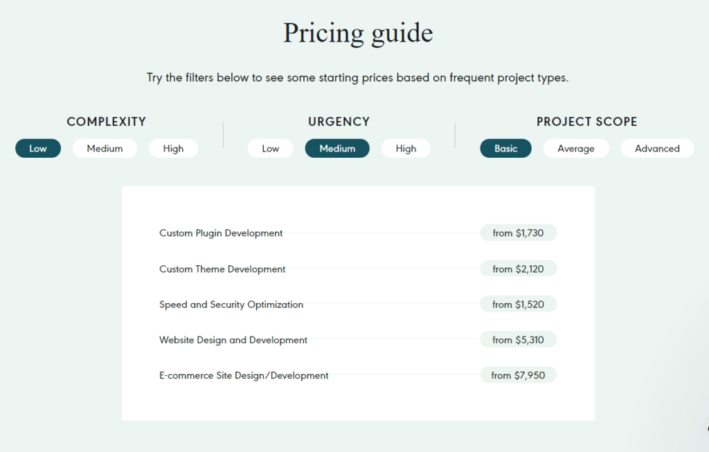 codeable pricing guide